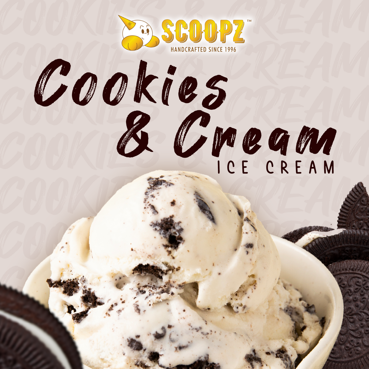 cookies and cream ice cream scoopz