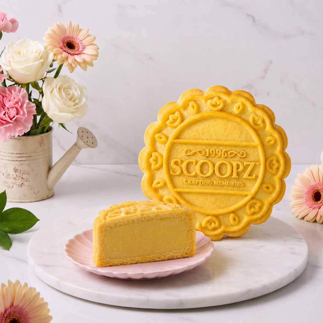 Discerning Gift  2-Piece Baked-Skin Mooncake Keepsake | $46