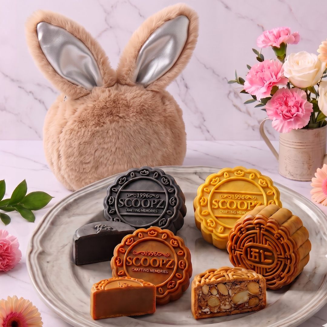 Discerning Gift  2-Piece Baked-Skin Mooncake Keepsake | $46