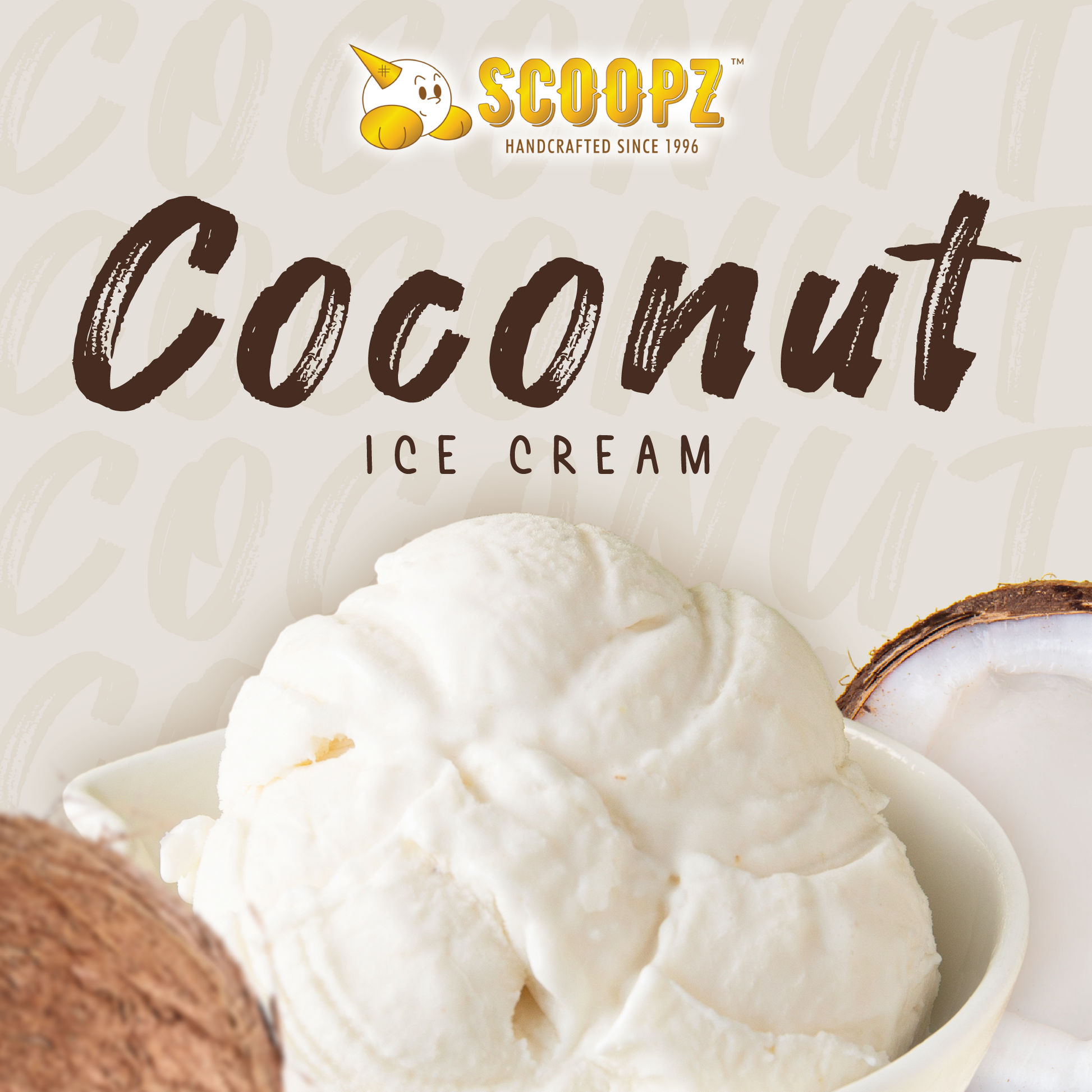 Coconut Ice Cream Scoopz
